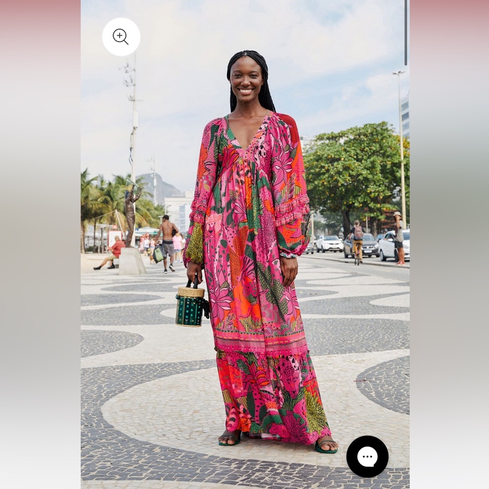 Pink Cool Leopard Farm Rio Maxi